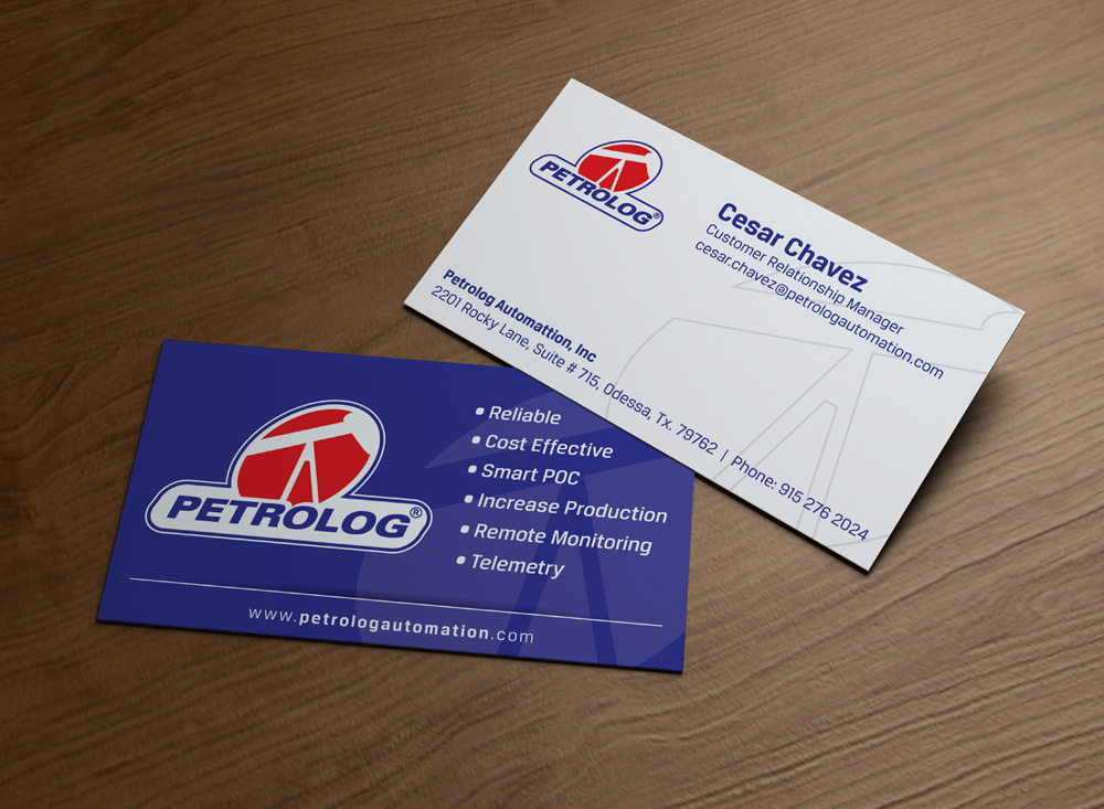 Business Card Design by MPStudio for Petrolog | Design #1646696