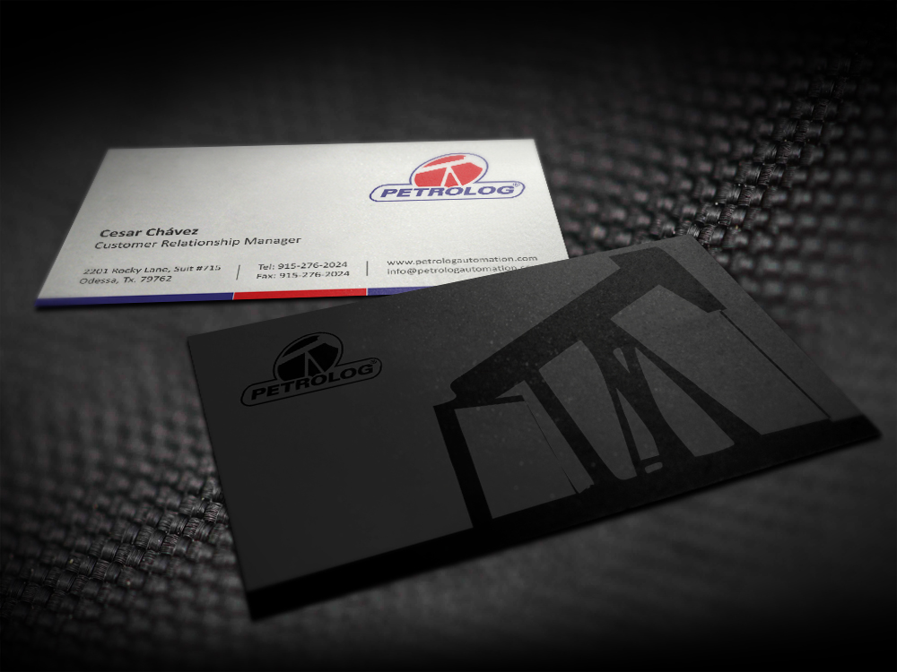 Business Card Design by logodentity for Petrolog | Design #1641040