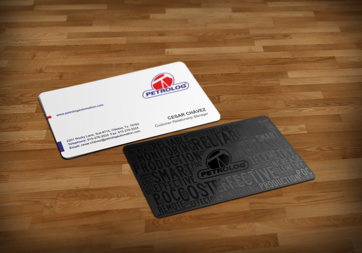 Business Card Design by logodentity for Petrolog | Design #1645138