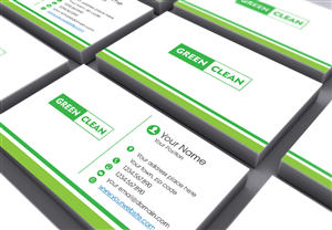Green Clean Lawn Snow Maintenance  | Business Card Design by Kejo87