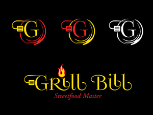 Grill bill: Streetfood master | Logo Design by Tammy Moore