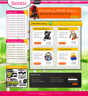 Diseño Web por webxvision para TheBootic | Diseño: #322551