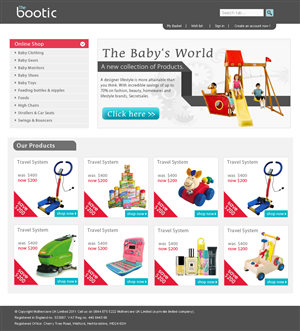 Web Design by webxvision for TheBootic | Design #324336