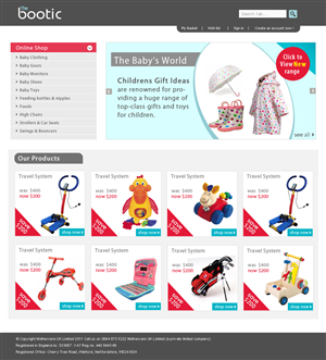 Diseño Web por webxvision para TheBootic | Diseño: #324337