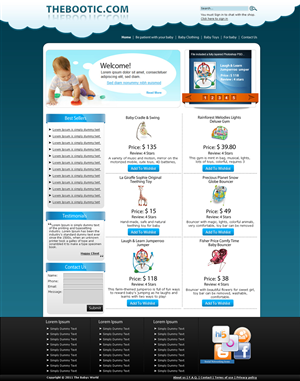 Diseño Web por LogoDesigns.ae para TheBootic | Diseño: #324346