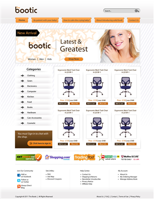 Diseño Web por LogoDesigns.ae para TheBootic | Diseño: #326210