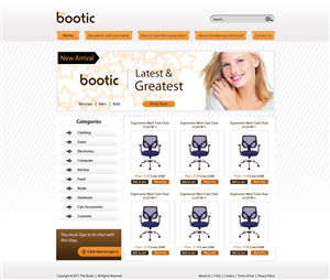Web Design by LogoDesigns.ae for TheBootic | Design: #326931