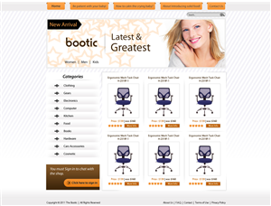 Web Design by LogoDesigns.ae for TheBootic | Design: #329644