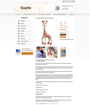 Web Design by LogoDesigns.ae for TheBootic | Design #333508