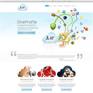 ReDesign of OneProfile.info and OneProfile app | Web Design by WirePaper