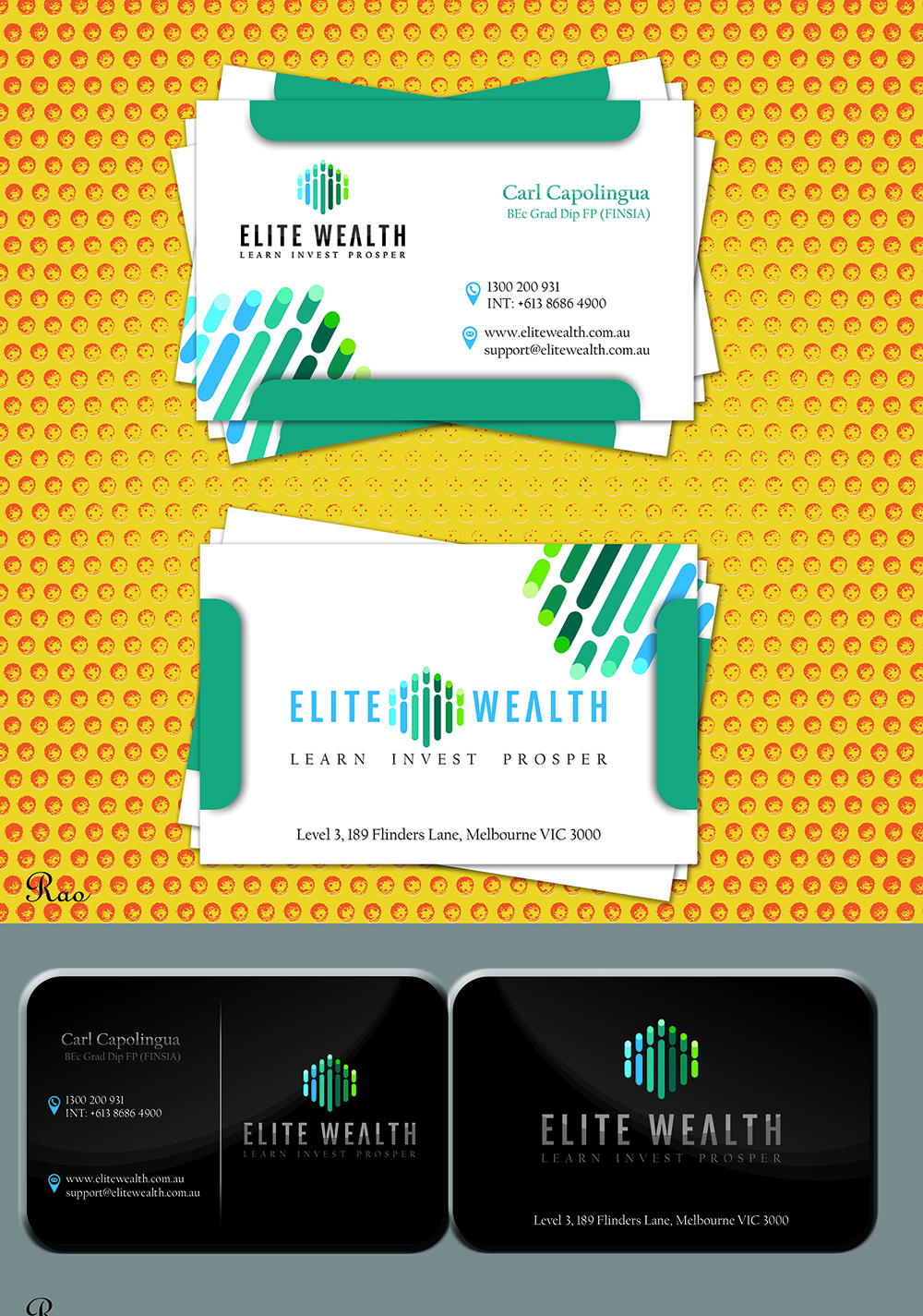 Design de Carte de Visite par Zahid Rao - Freelance Logo, Web, Graphic Designer pour ce projet | Design #5978177