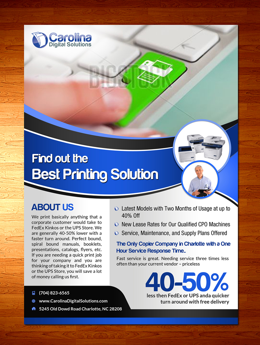 Flyer-Design von ESolz Technologies für dieses Projekt | Design #6000790