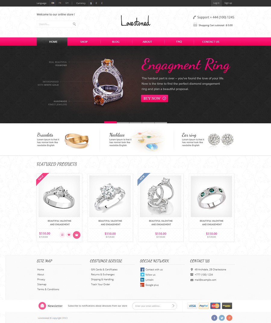 Web-Design von the-lion-king für lovestoned | Design #1629003