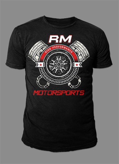 Diseño de Camiseta por steve13 para RM Motorsports | Diseño #6026968