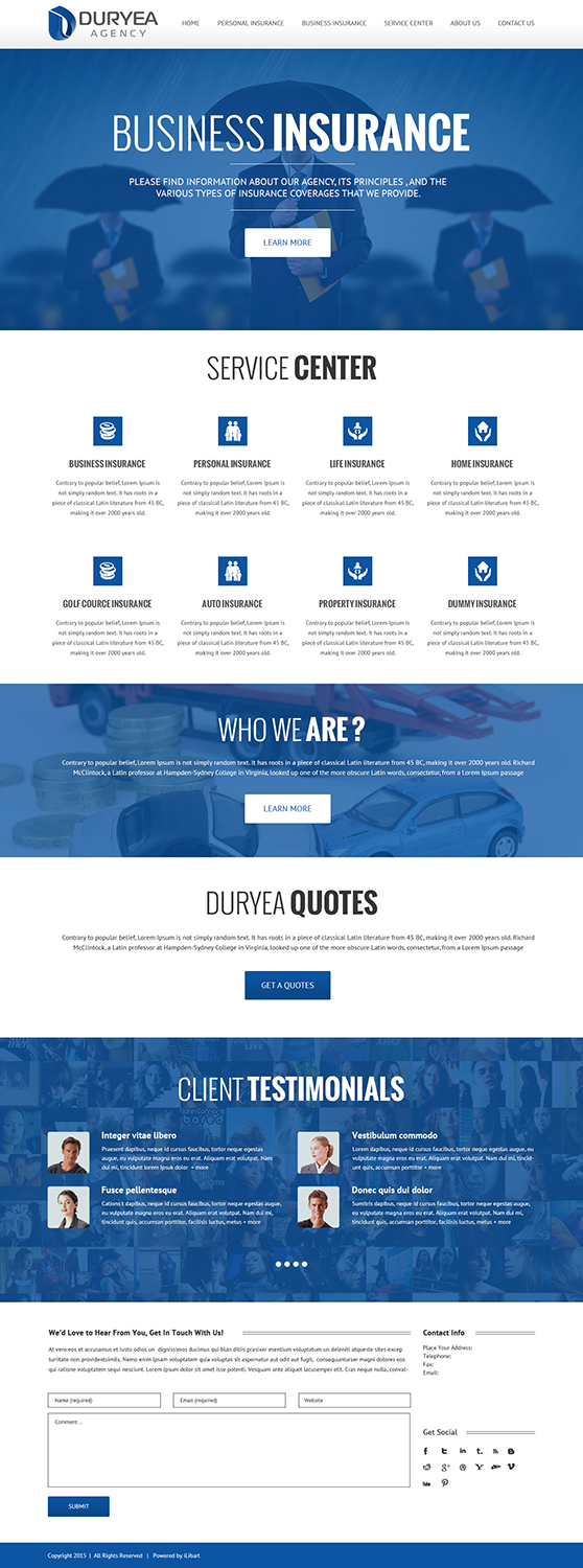 Web Design by iLibart for this project | Design #5988564