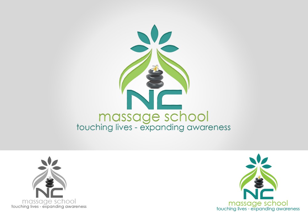 Diseño de Logo por Anooshaa Kachhia para NC Massage School, Inc. | Diseño #6036602