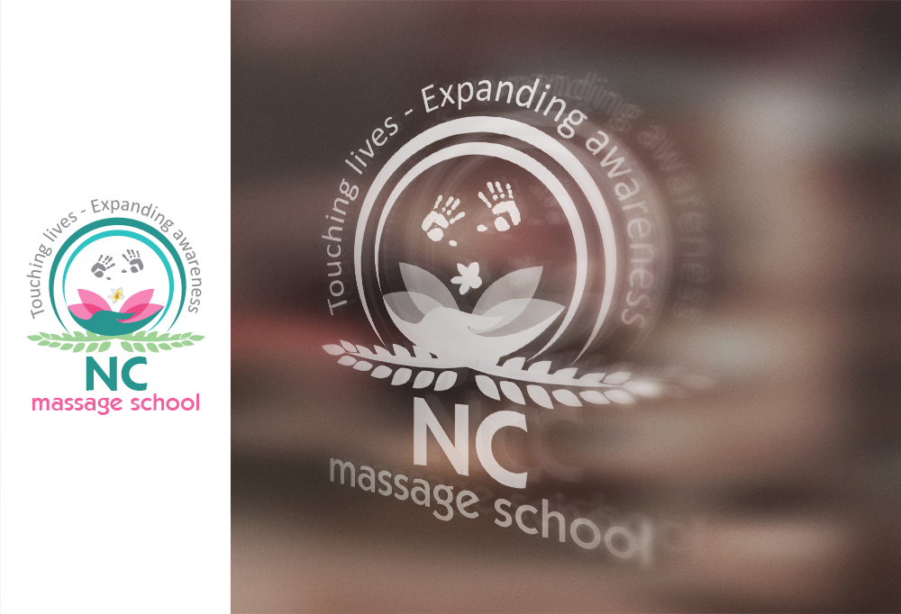 Diseño de Logo por Anooshaa Kachhia para NC Massage School, Inc. | Diseño #6047552