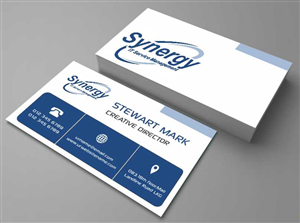 Business Card Design by AwsomeD for Synergy ITSM Inc. | Design: #5987072