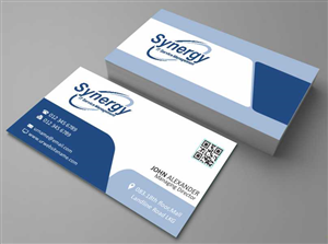 Business Card Design by AwsomeD for Synergy ITSM Inc. | Design: #5987078