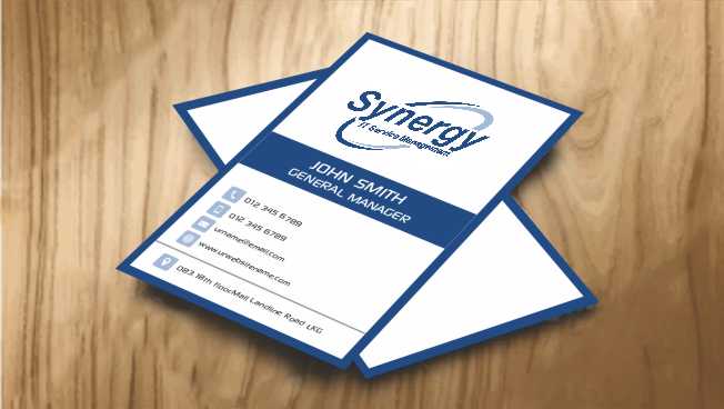 Business Card Design by AwsomeD for Synergy ITSM Inc. | Design #5987085