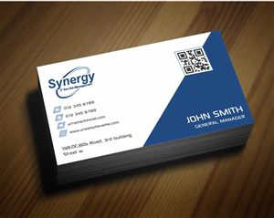 Business Card Design by AwsomeD for Synergy ITSM Inc. | Design: #5987088