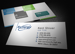Design de Carte de Visite par Riz' pour Synergy ITSM Inc. | Design #5985547