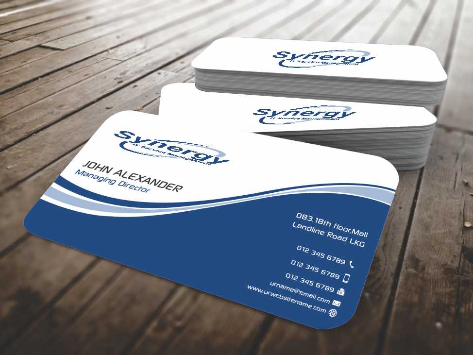 Business Card Design by szabist for Synergy ITSM Inc. | Design #5986770