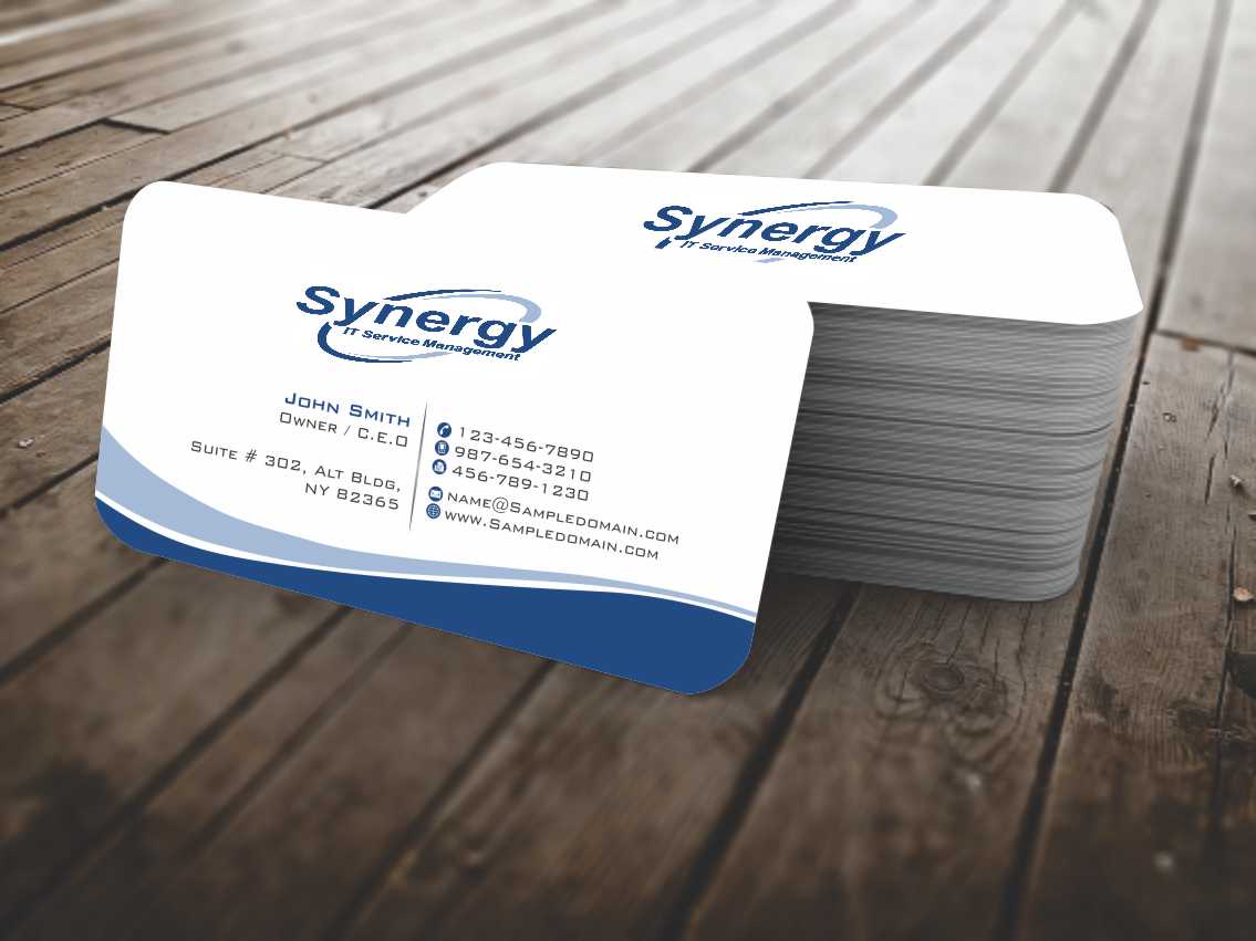 Business Card Design by szabist for Synergy ITSM Inc. | Design #5986775