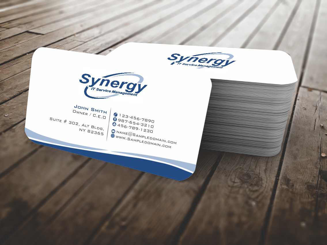 Business Card Design by szabist for Synergy ITSM Inc. | Design #5986779
