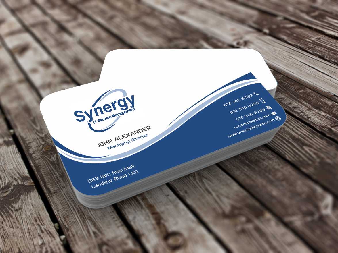 Business Card Design by szabist for Synergy ITSM Inc. | Design #5986780
