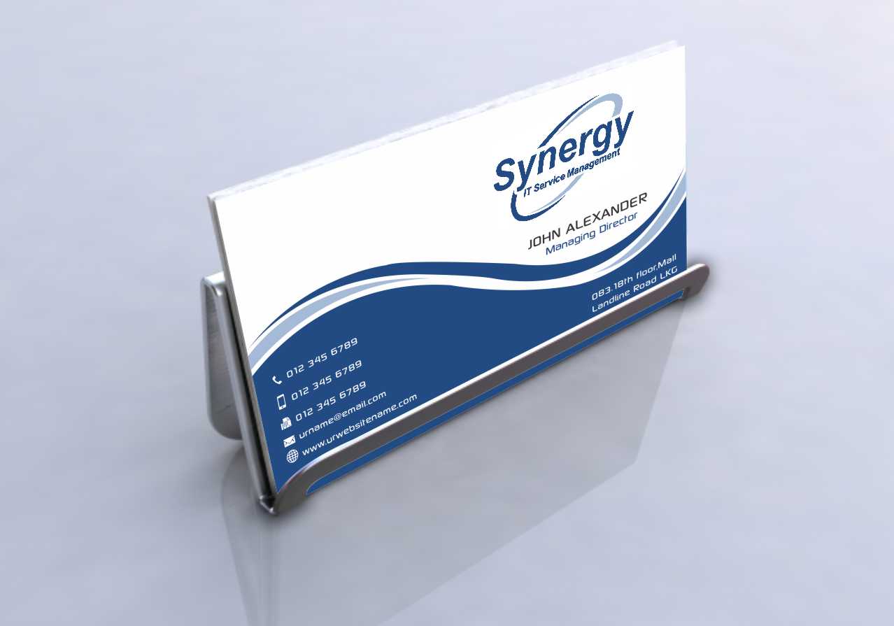 Business Card Design by szabist for Synergy ITSM Inc. | Design #5986781