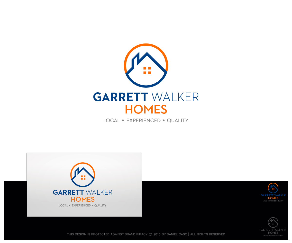 Logo-Design von Daniel Caso Design für Garrett Walker Homes | Design #5984316