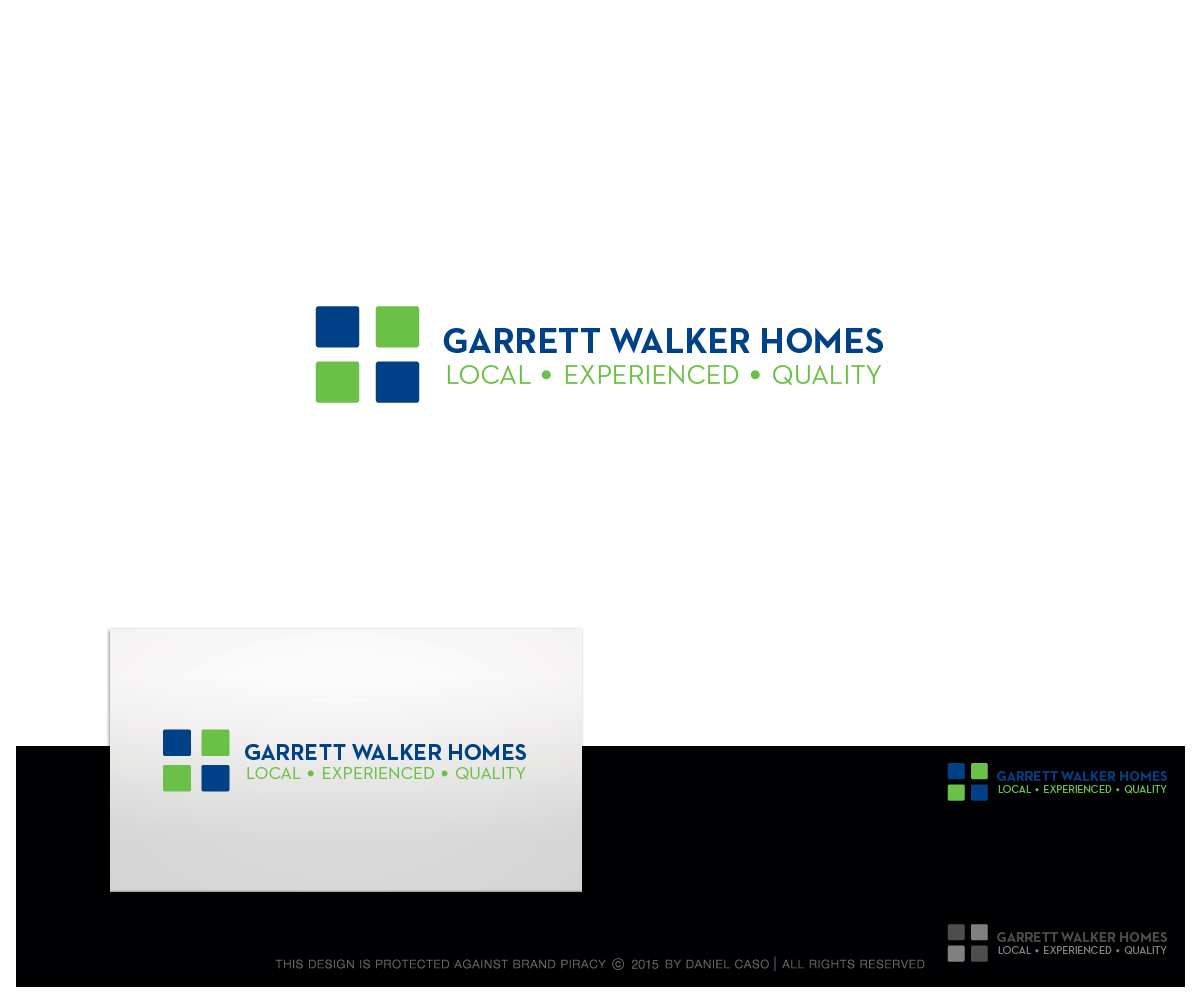 Diseño de Logo por Daniel Caso Design para Garrett Walker Homes | Diseño #6000676
