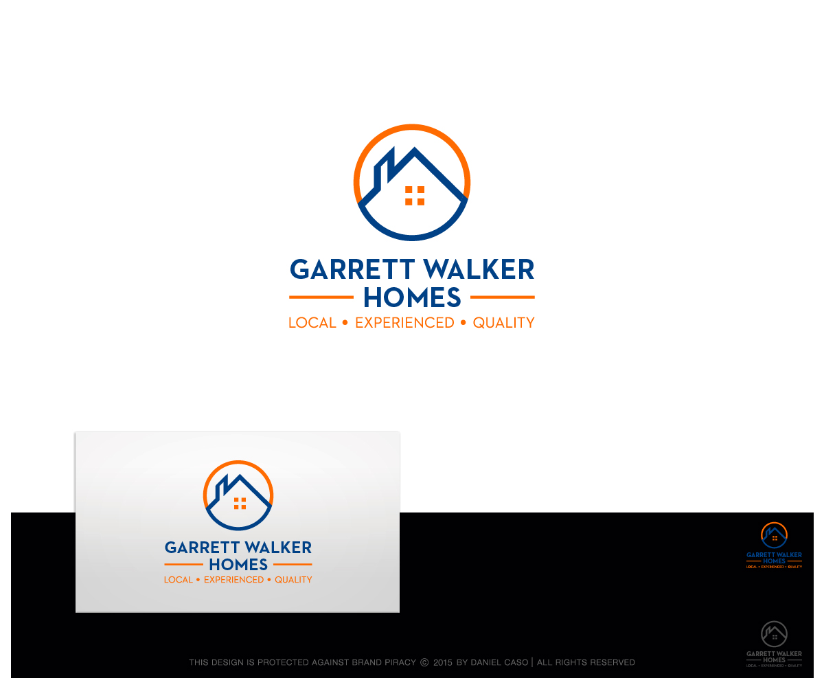 Logo-Design von Daniel Caso Design für Garrett Walker Homes | Design #6000679