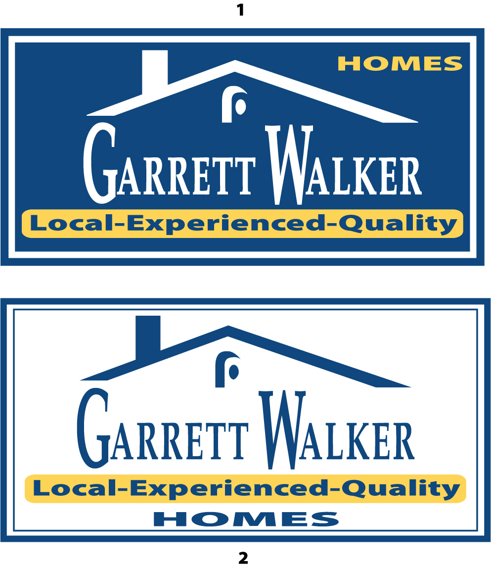 Diseño de Logo por fourdog123 para Garrett Walker Homes | Diseño #6001855
