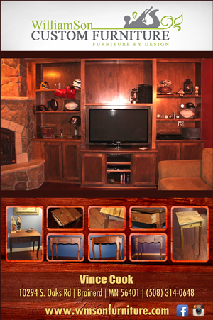 Design Publicitaire par deep_4evr pour WilliamSon Custom Furniture | Design : #6042491