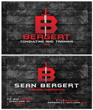 Business Card Design by Rome for Bergert Consulting and Training, LLC | Design: #5993771