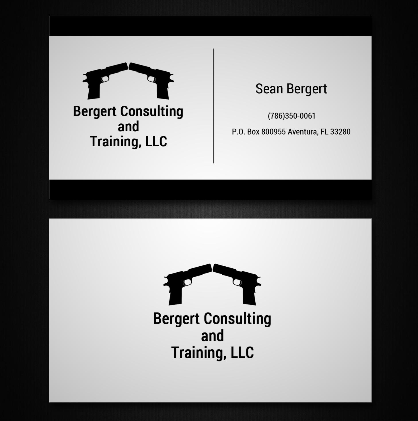Business Card Design by Lanka Ama for Bergert Consulting and Training, LLC | Design #5989853