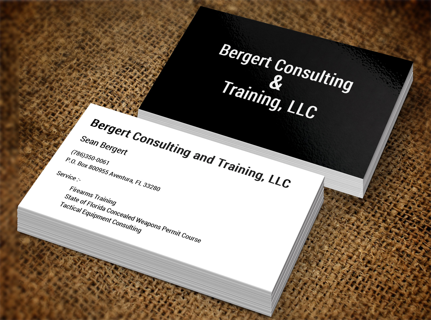 Business Card Design by Lanka Ama for Bergert Consulting and Training, LLC | Design #5989856
