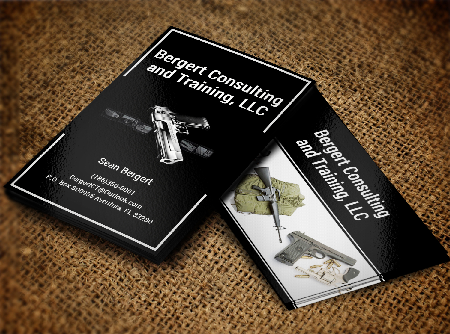 Business Card Design by Lanka Ama for Bergert Consulting and Training, LLC | Design #5999700