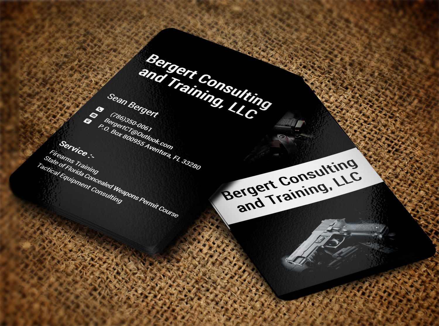 Business Card Design by Lanka Ama for Bergert Consulting and Training, LLC | Design #5999704
