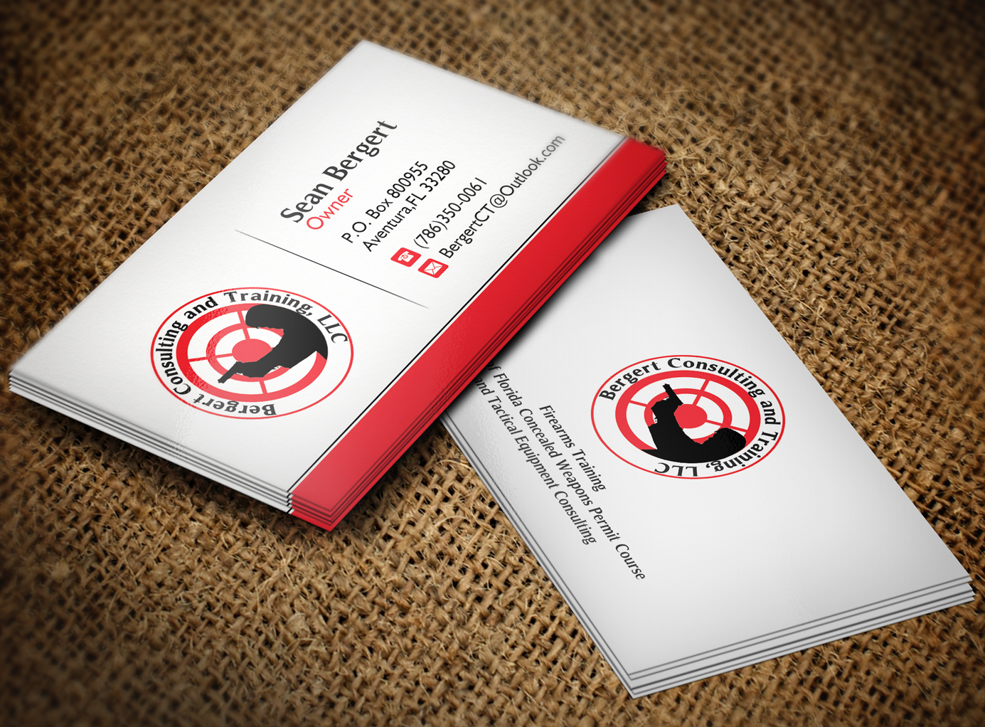 Business Card Design by Lanka Ama for Bergert Consulting and Training, LLC | Design #5999714