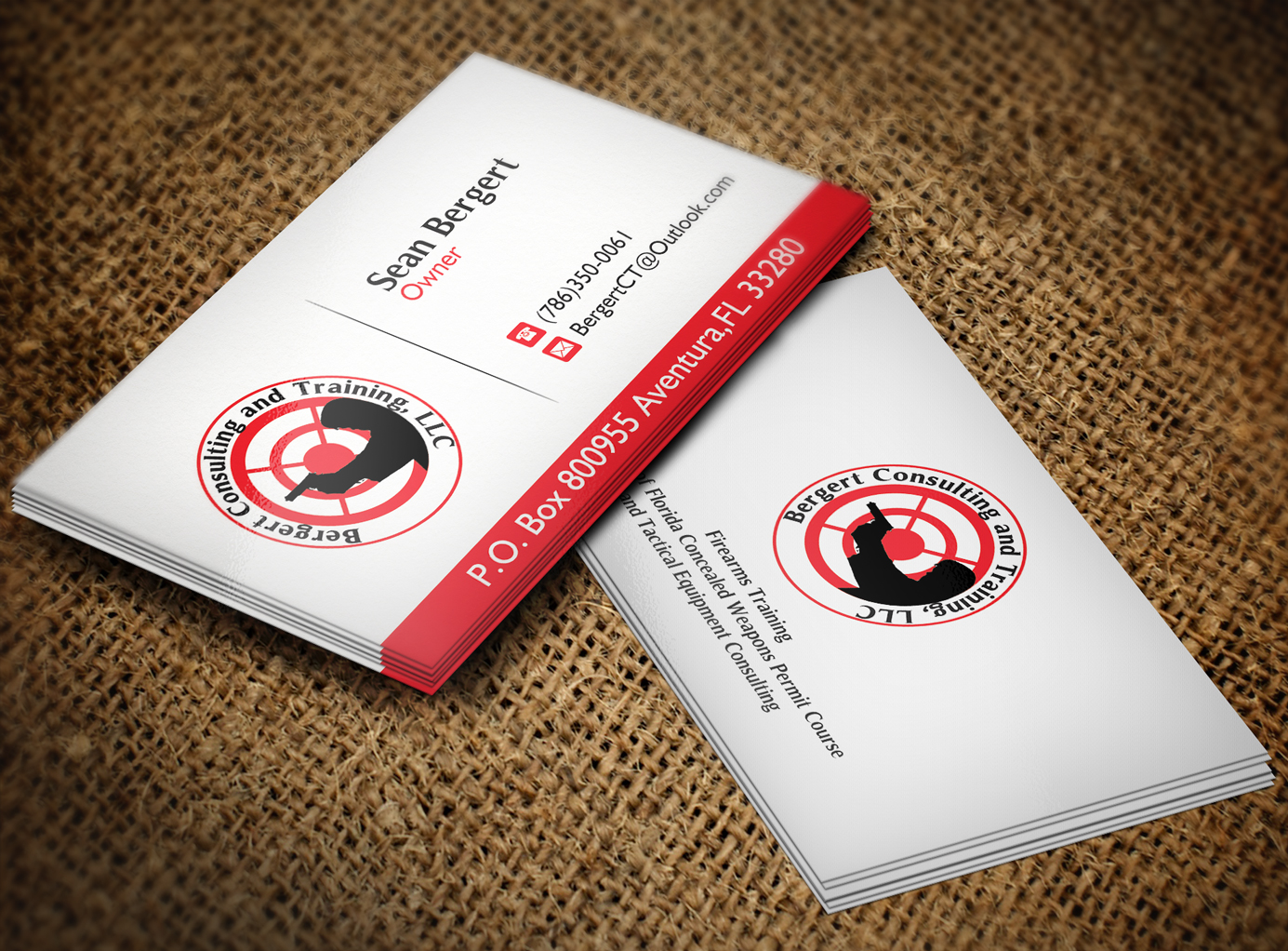 Business Card Design by Lanka Ama for Bergert Consulting and Training, LLC | Design #5999715