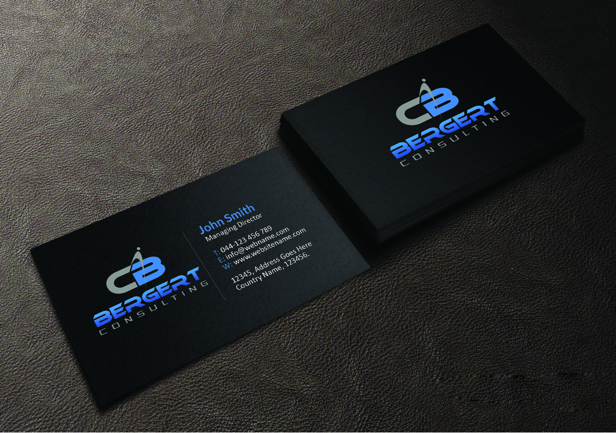 Business Card Design by Creations Box 2015 for Bergert Consulting and Training, LLC | Design #6009570