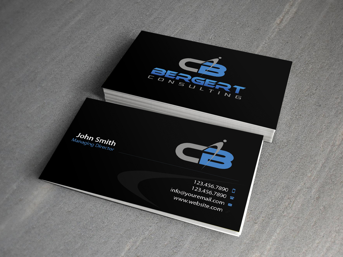 Business Card Design by Creations Box 2015 for Bergert Consulting and Training, LLC | Design #6009617