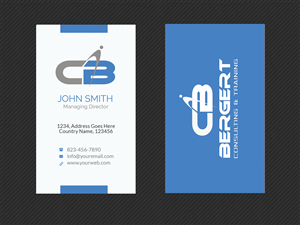 Business Card Design by Creations Box 2015 for Bergert Consulting and Training, LLC | Design: #6009635