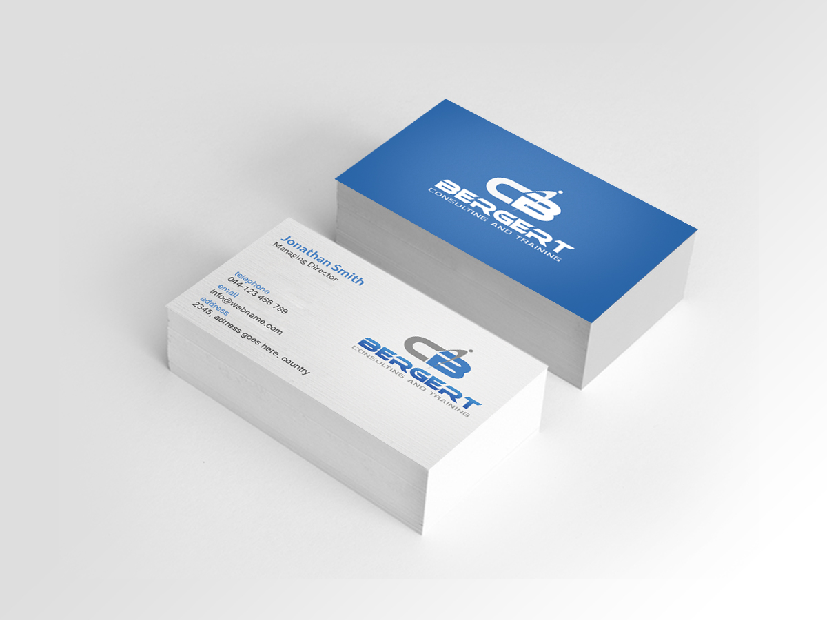 Business Card Design by Creations Box 2015 for Bergert Consulting and Training, LLC | Design #6009638
