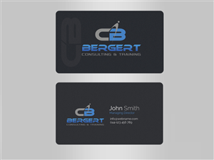 Business Card Design by Creations Box 2015 for Bergert Consulting and Training, LLC | Design: #6009649