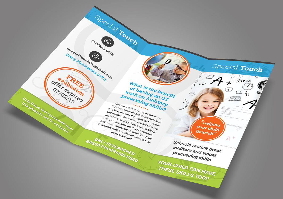 Brochure Design by Oilegak for Special Touch by S&R inc. | Design #6027996