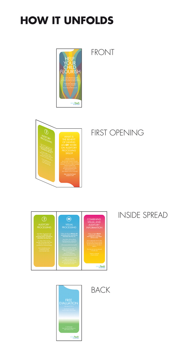 Brochure Design by Sun Jester Design for Special Touch by S&R inc. | Design #6039484